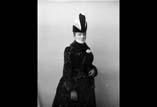 Marie Louise Ancely (en buste) en chapeau haut