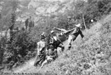 Groupe comique sur les Bords de l'Aveyron