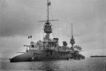 L'escadre en rade. Croiseur-cuirassé Dupuy de Lome
