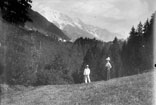 Vue prise du Fer à cheval Glaciers du Miage et de Bionnassay