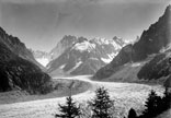 La mer de glace, vue prise du Montarvet