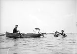 Groupe dans le bassin