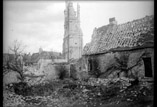 L'Abbaye et ruines de maisons (28 mars)